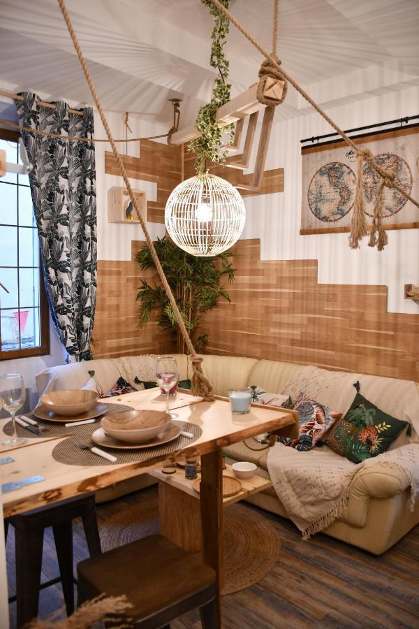 Le Cabanon H24,Atypique,Cosy,Port,Plage,Wifi,Netflix La Seyne-sur-Mer Luaran gambar