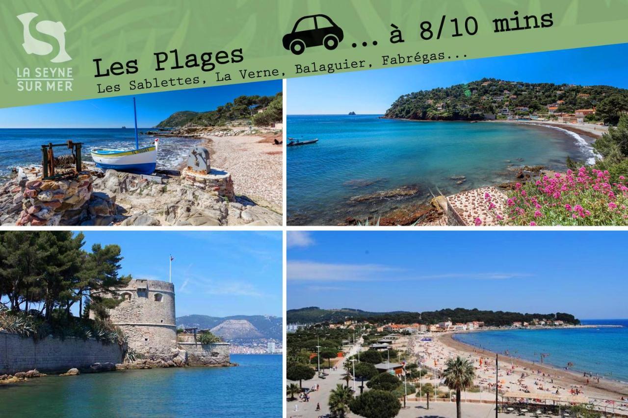 Le Cabanon H24,Atypique,Cosy,Port,Plage,Wifi,Netflix La Seyne-sur-Mer Luaran gambar